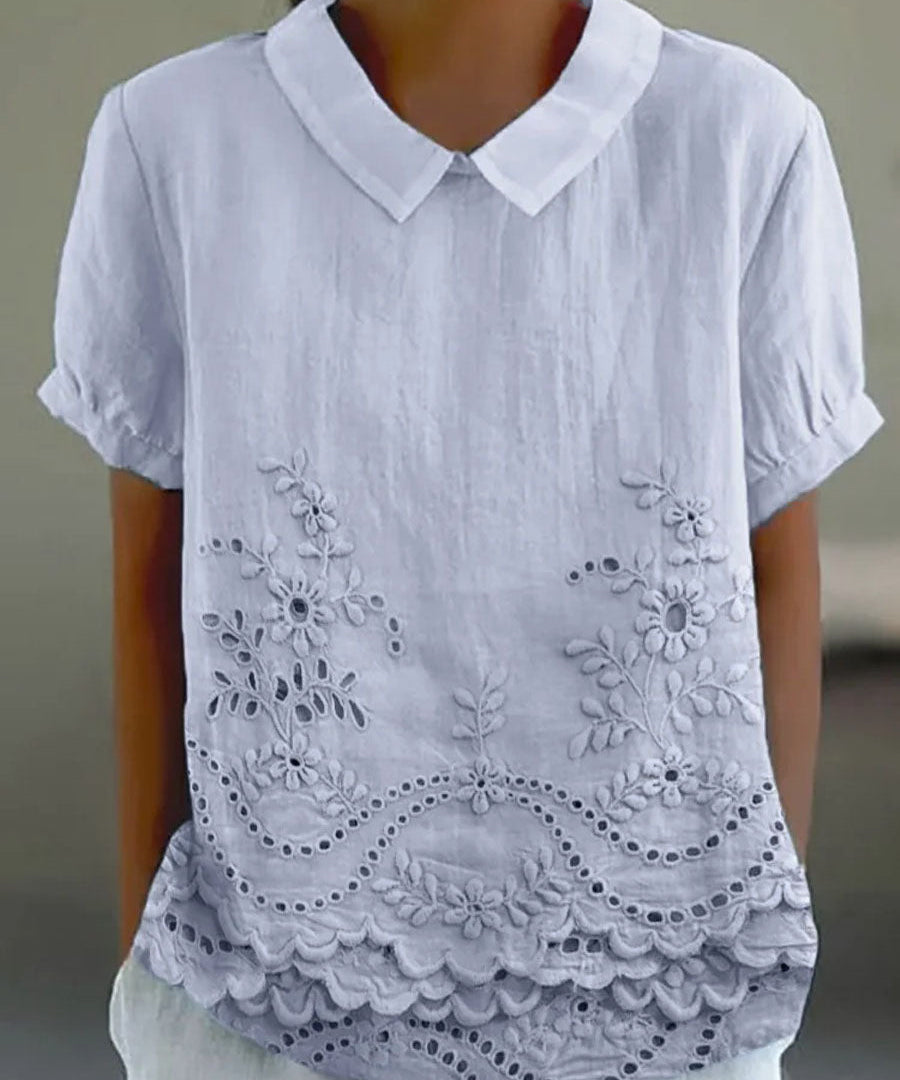 Lily | Camisa Bordada Floral