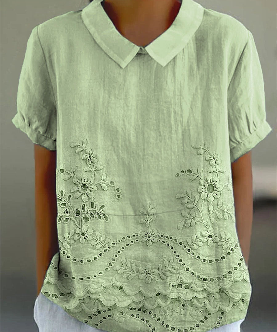 Lily | Camisa Bordada Floral