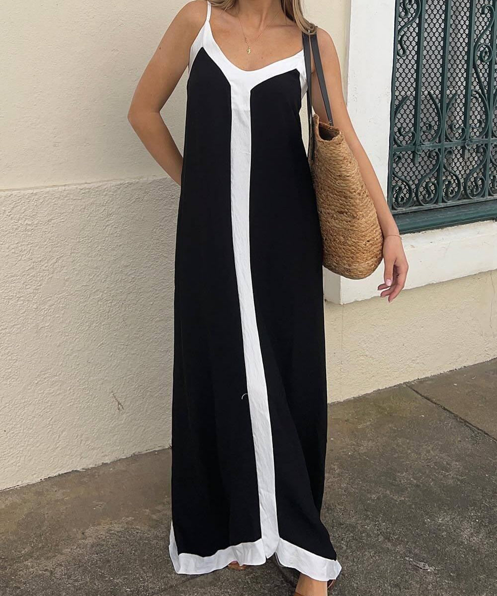 Nancy | Vestido Midi Lavechic em Estilo Insular