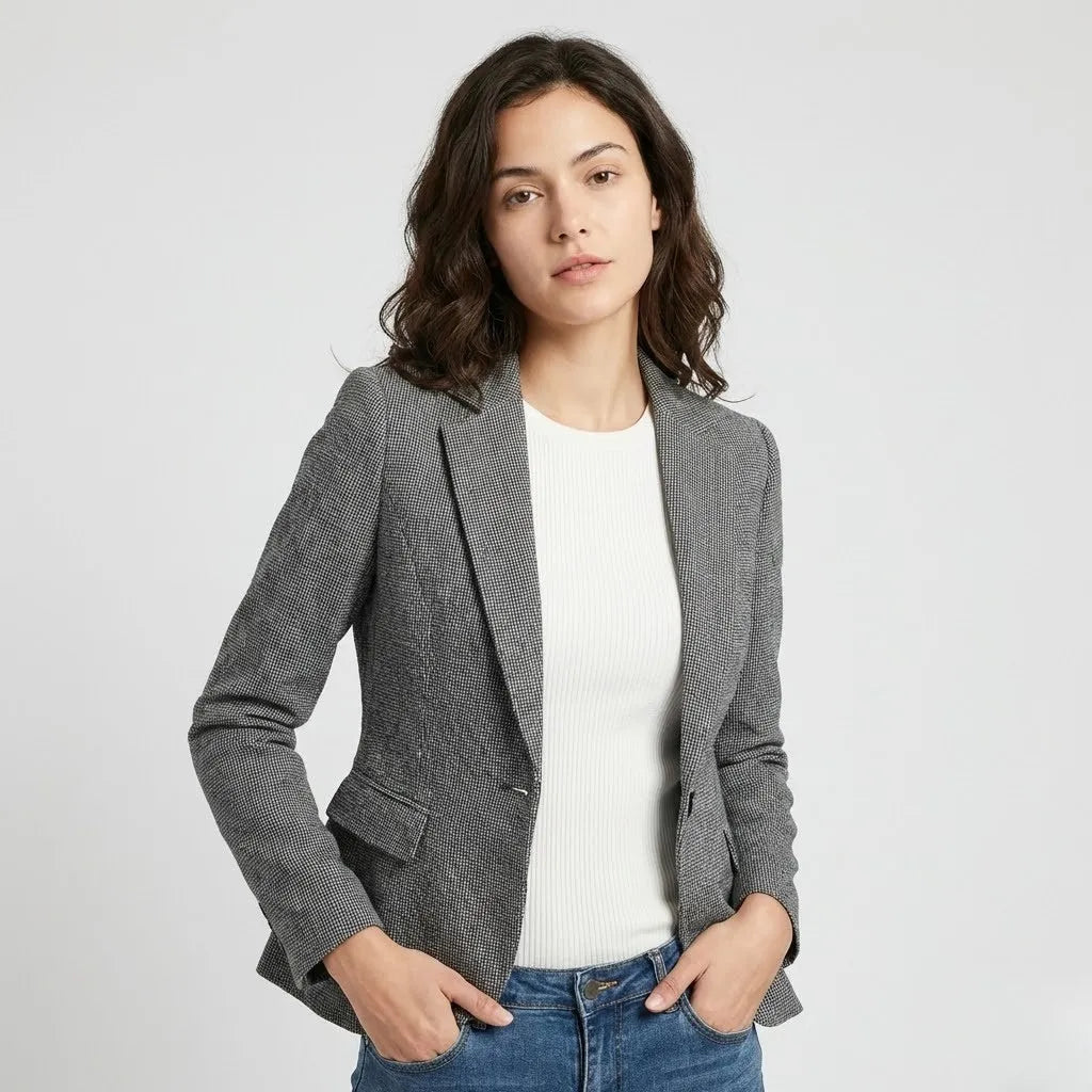 Elegância estruturada | Blazer de alfaiataria feminina | Silhueta moderna