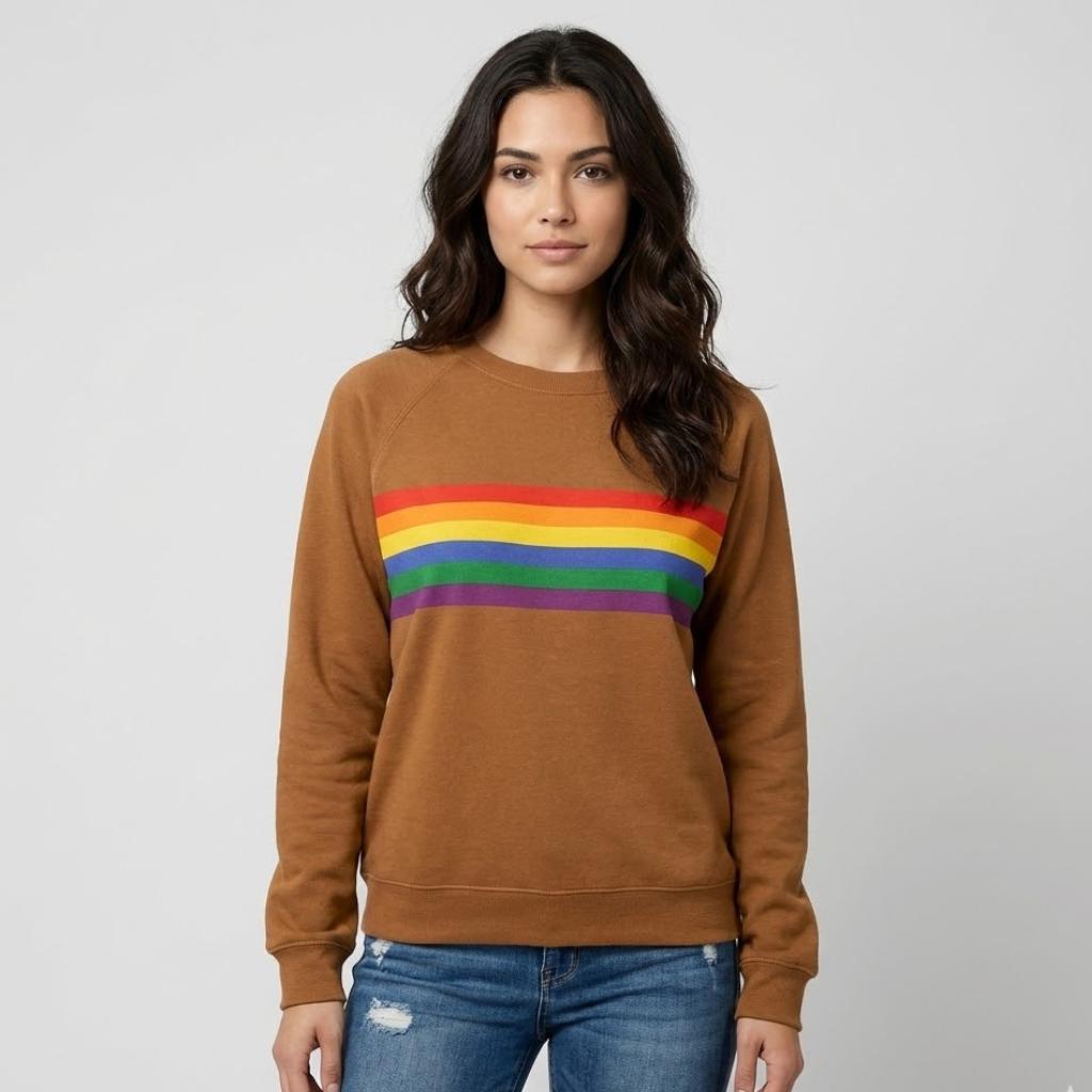 Camisola de malha com detalhe gráfico em mistura de algodão | Corte confortável | Casual contemporâneo