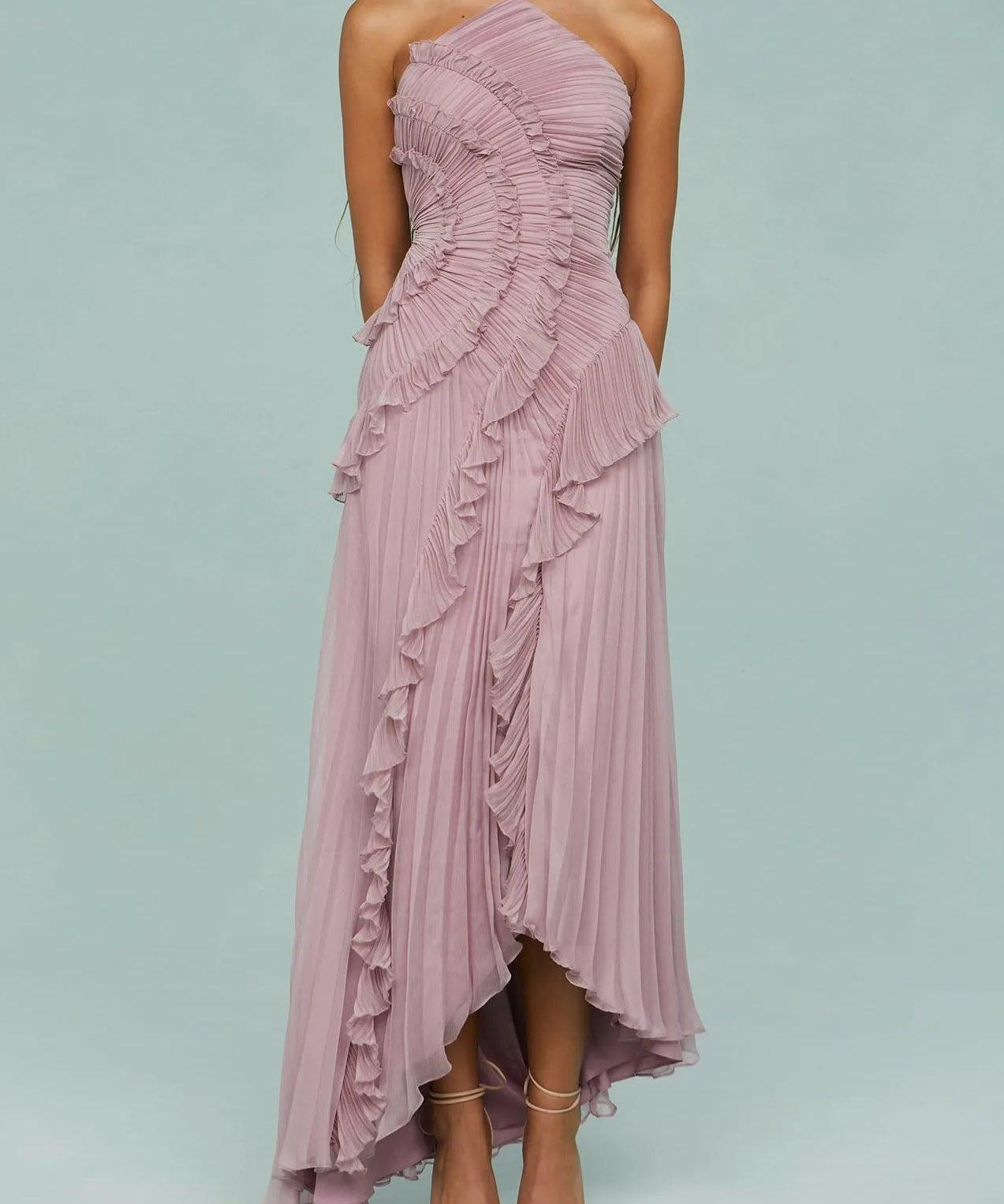 Ruth | Vestido Longo com Pregas e Fendas