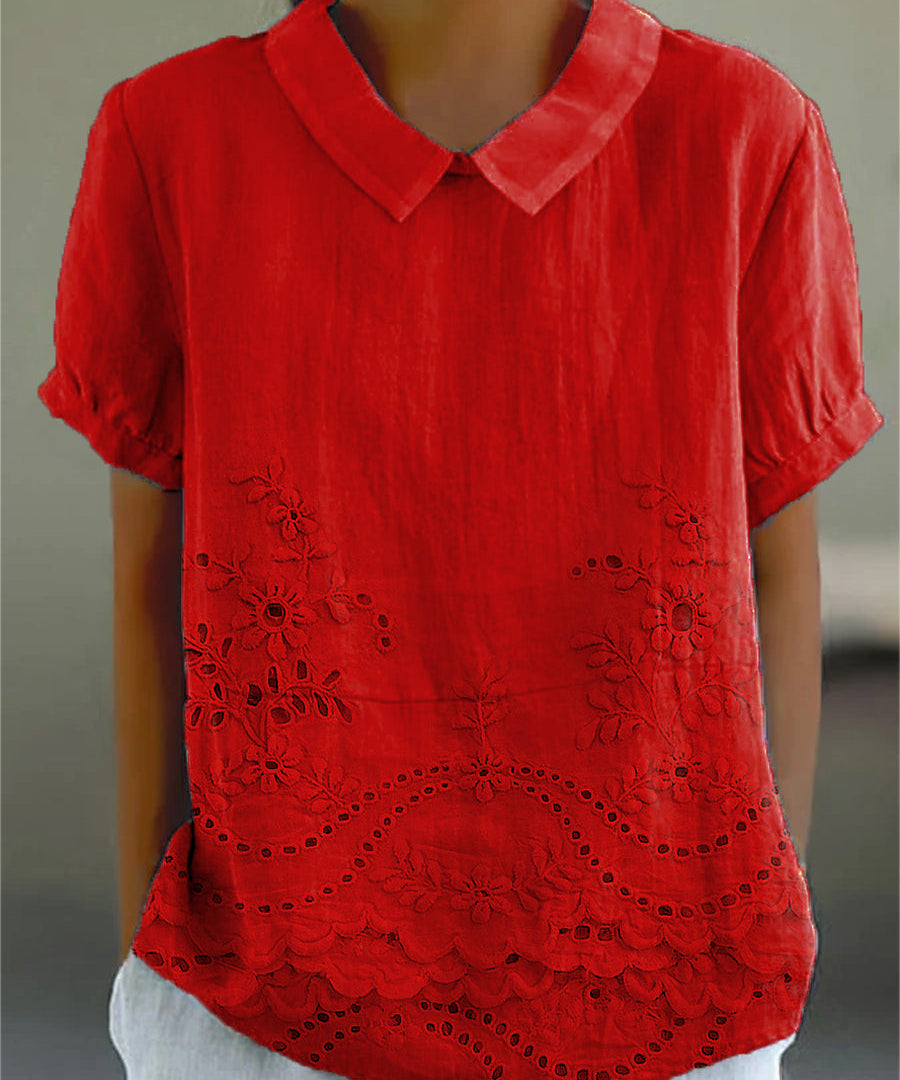 Lily | Camisa Bordada Floral
