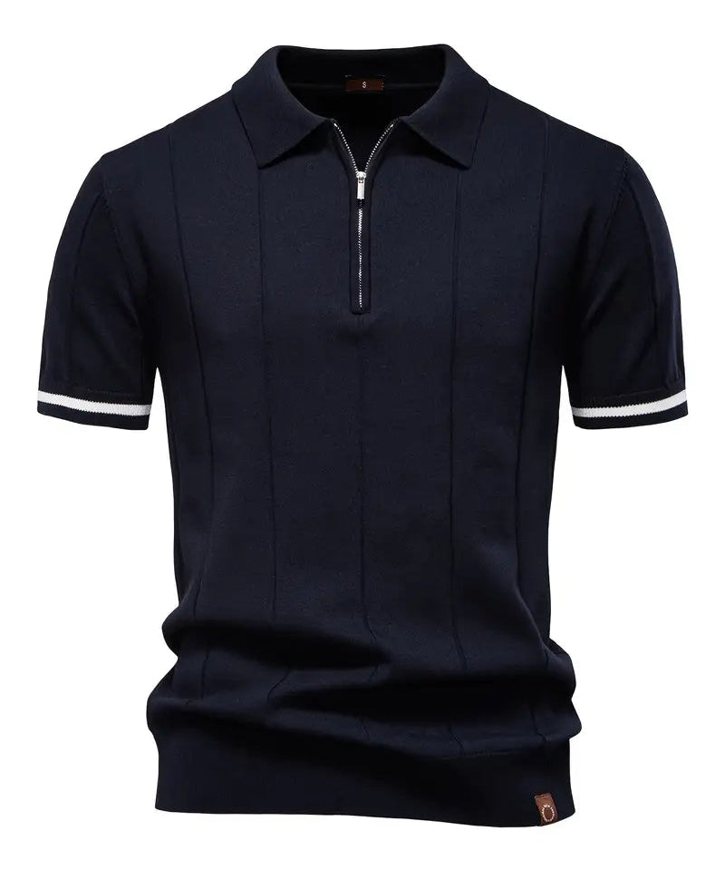 Camisa Polo - Mistura Poliéster Slim
