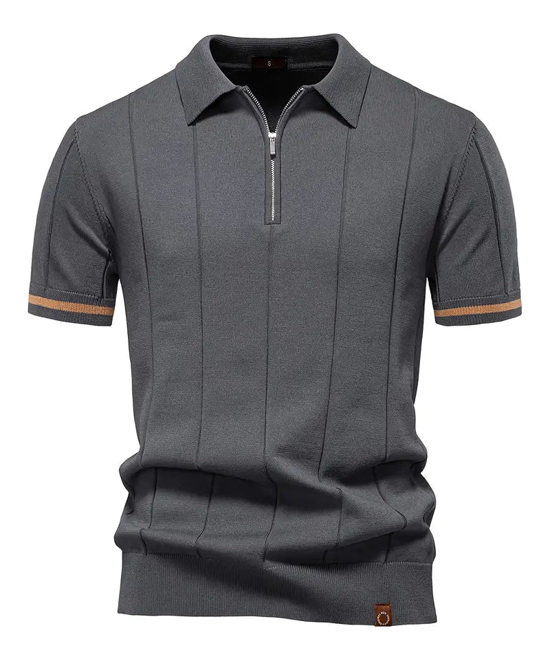 Camisa Polo - Mistura Poliéster Slim
