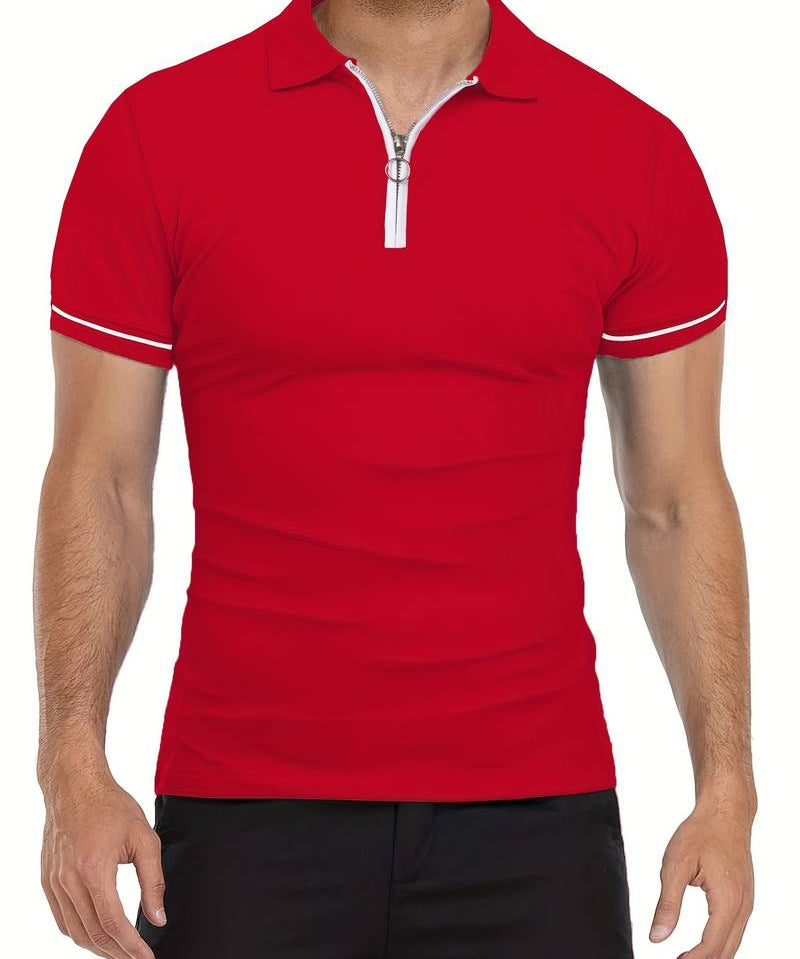 Camisa Polo - Gola com Zíper Respirável