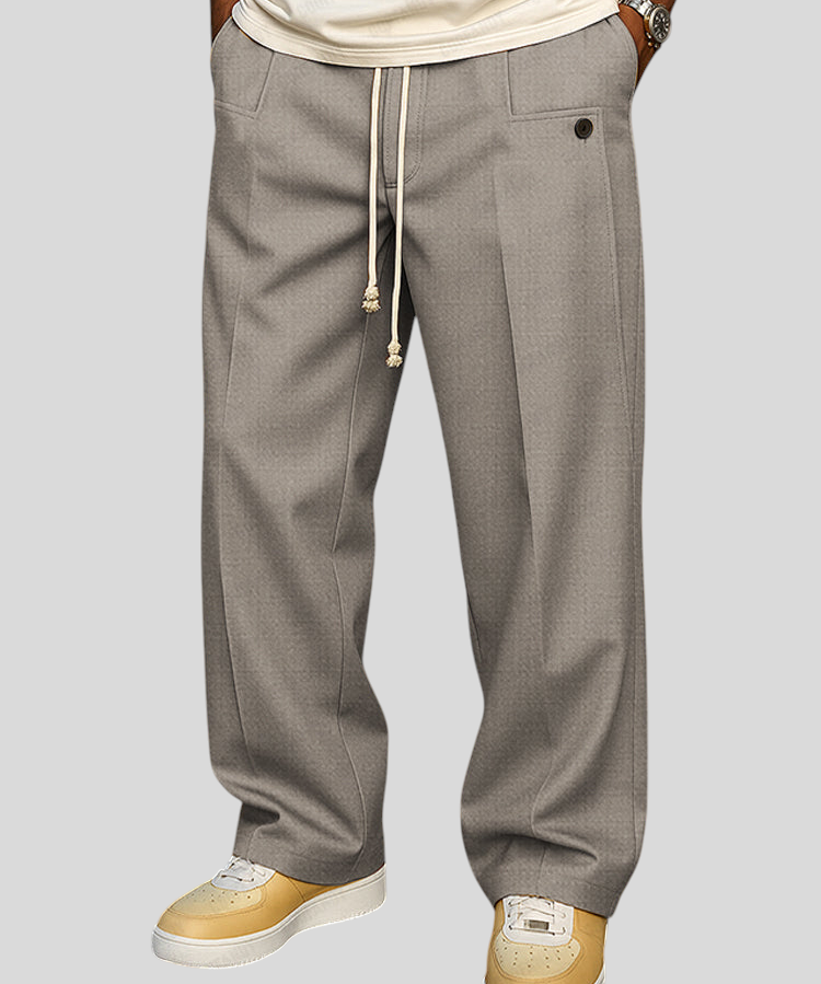 Edgar - Calças Masculinas Elegantes com Corda