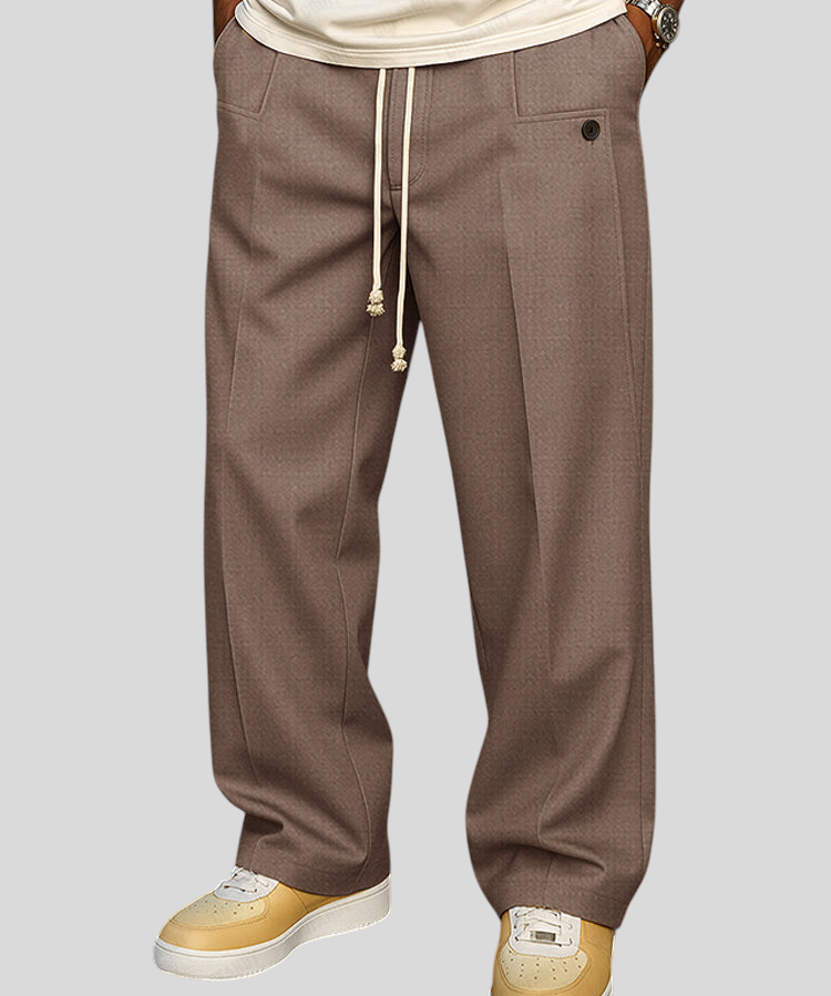 Edgar - Calças Masculinas Elegantes com Corda