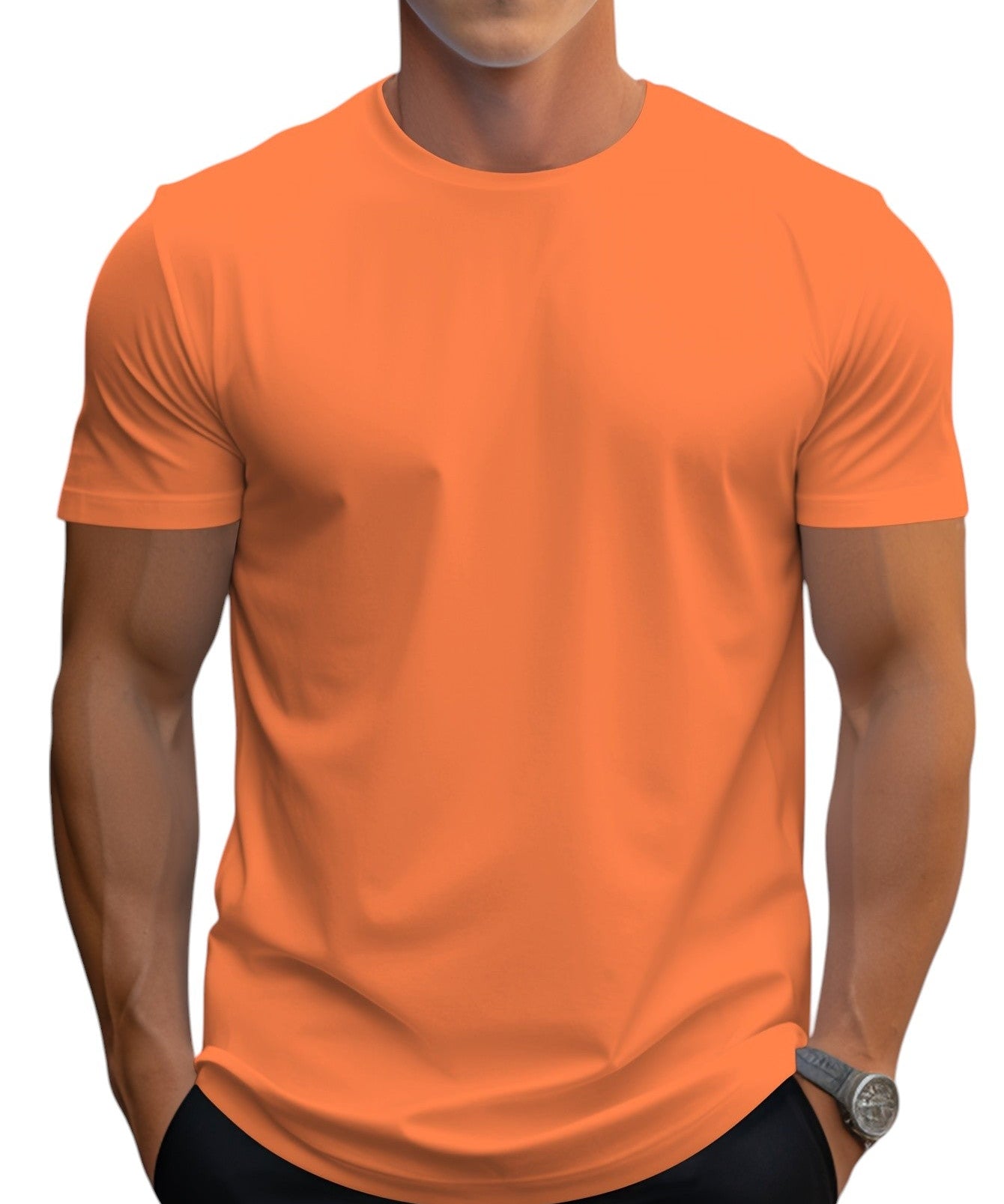 T-Shirt - Corte Regular Decote Suave