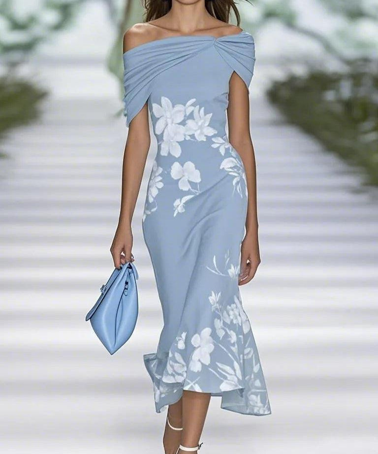 Frederique | Vestido Elegante com Estampa Floral
