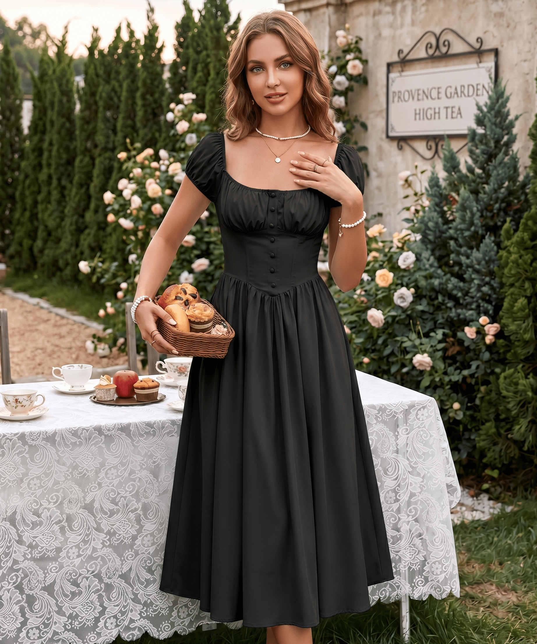 Vestido Midi Veloura
