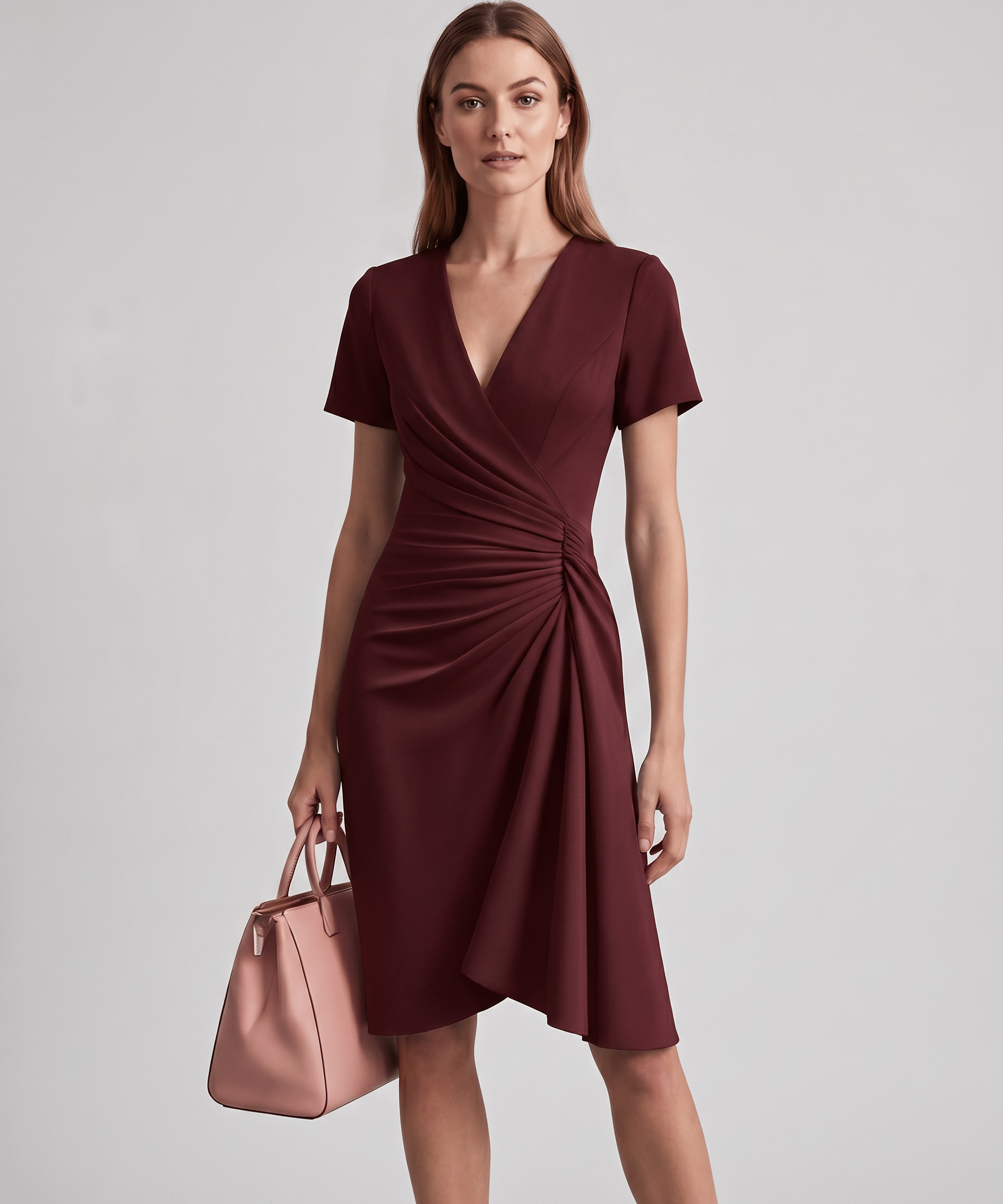 Vestido Midi Veloura