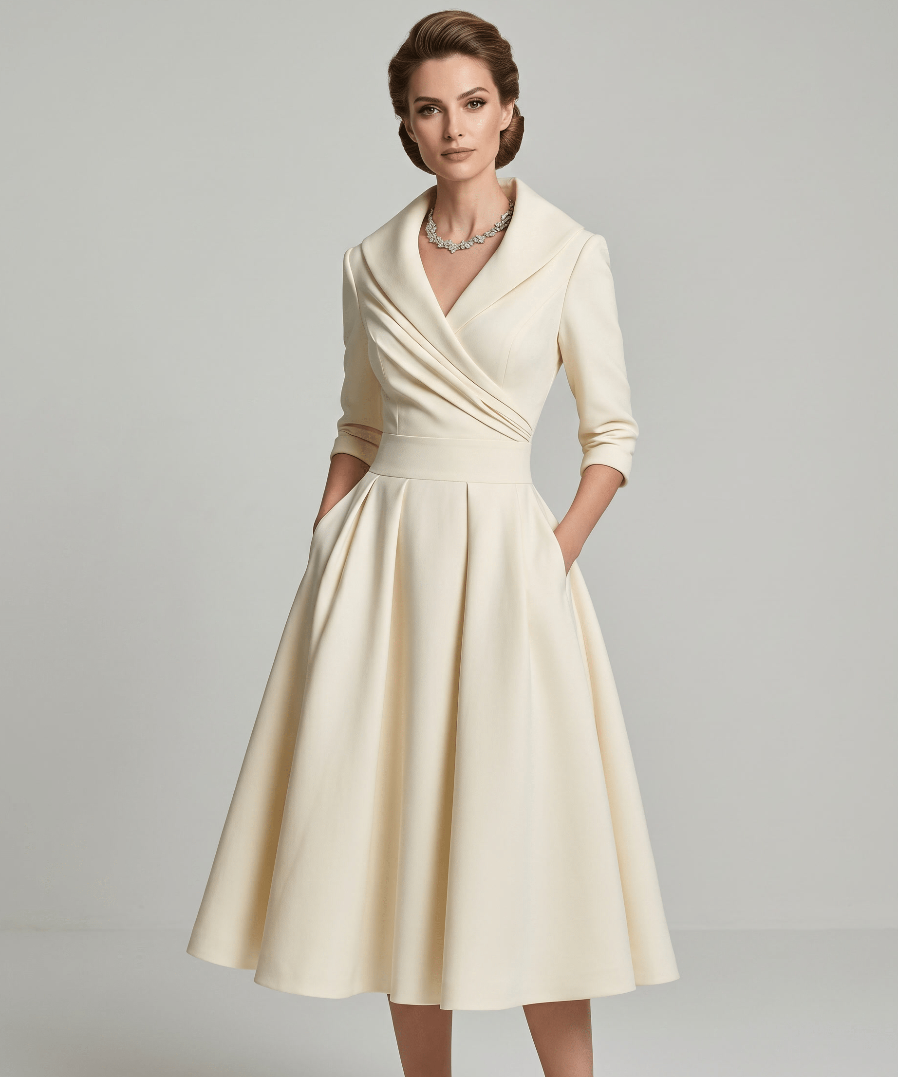 Vestido Midi Veloura