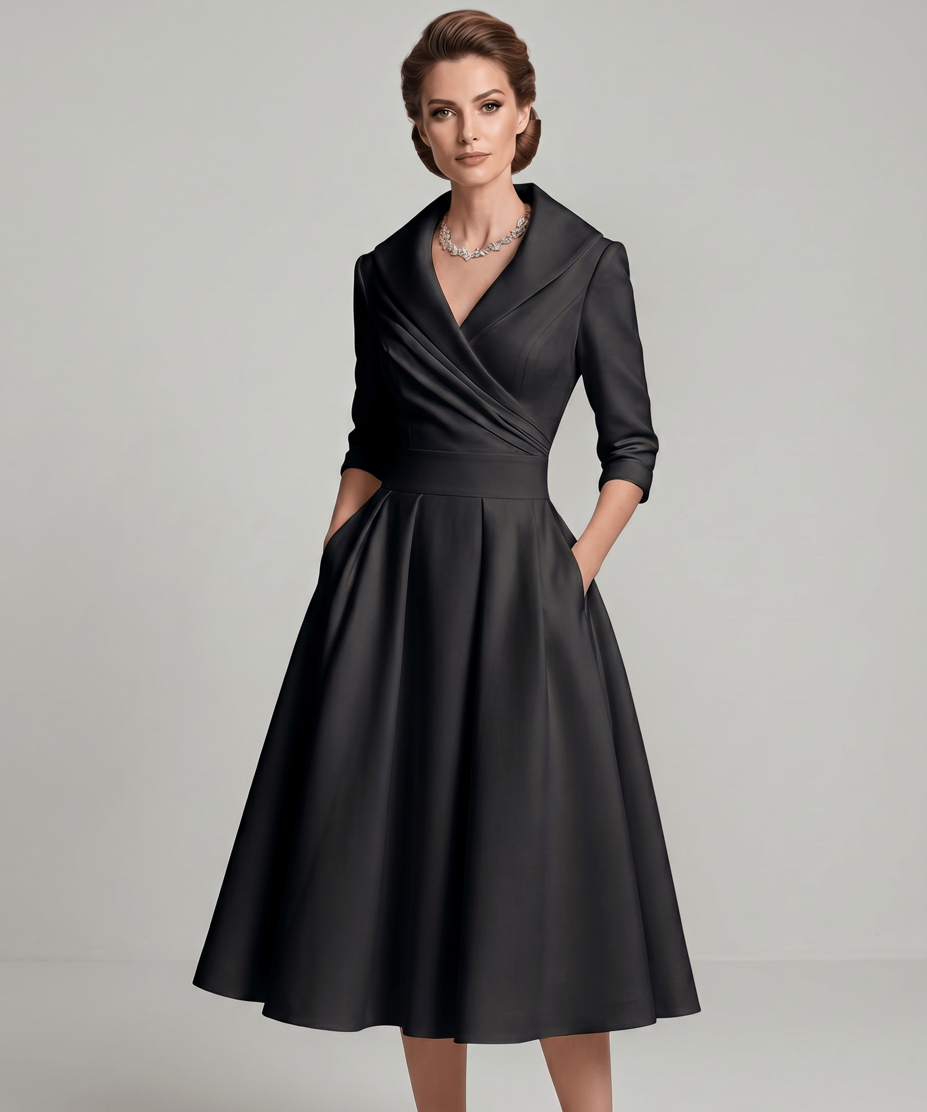 Vestido Midi Veloura