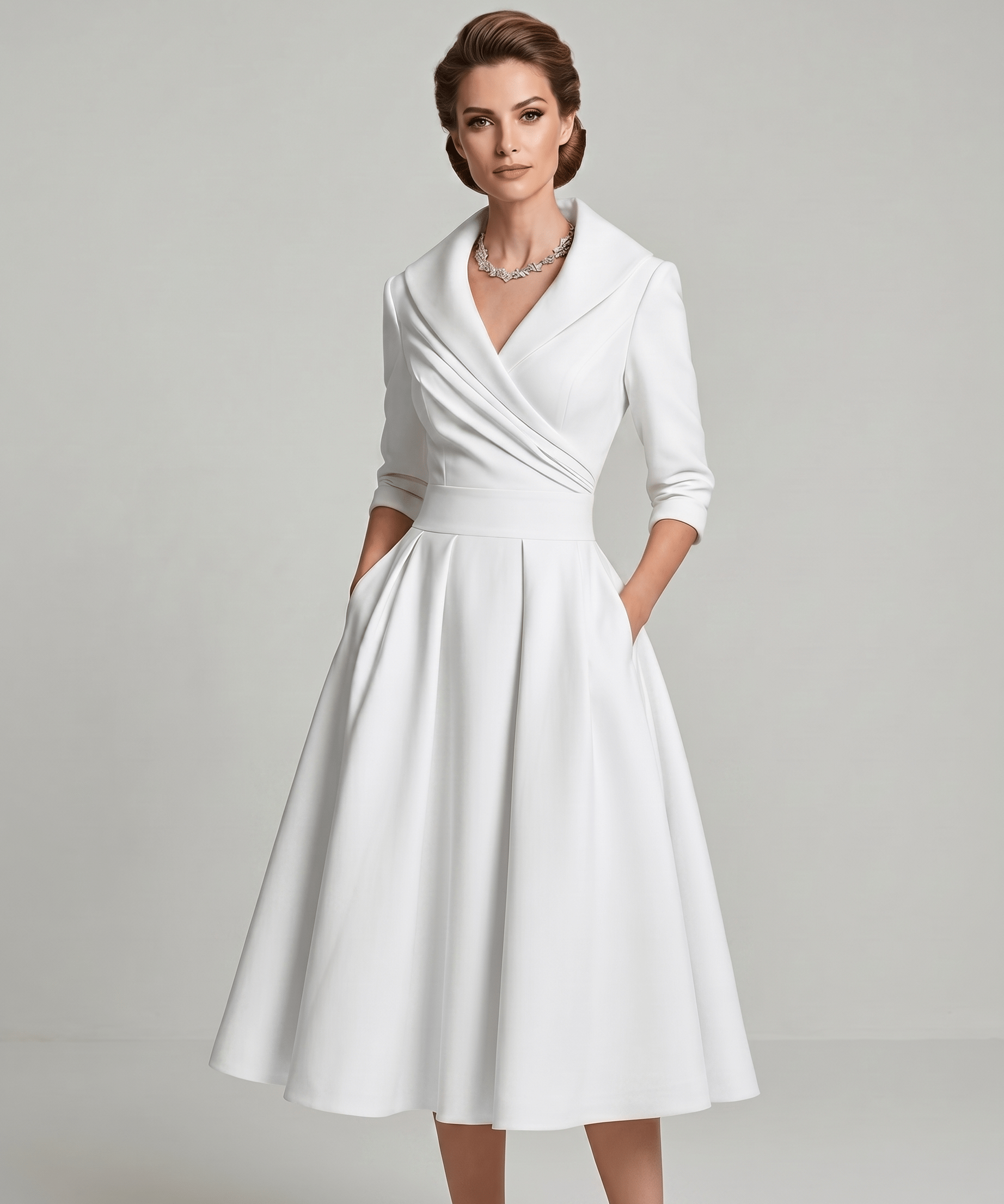 Vestido Midi Veloura