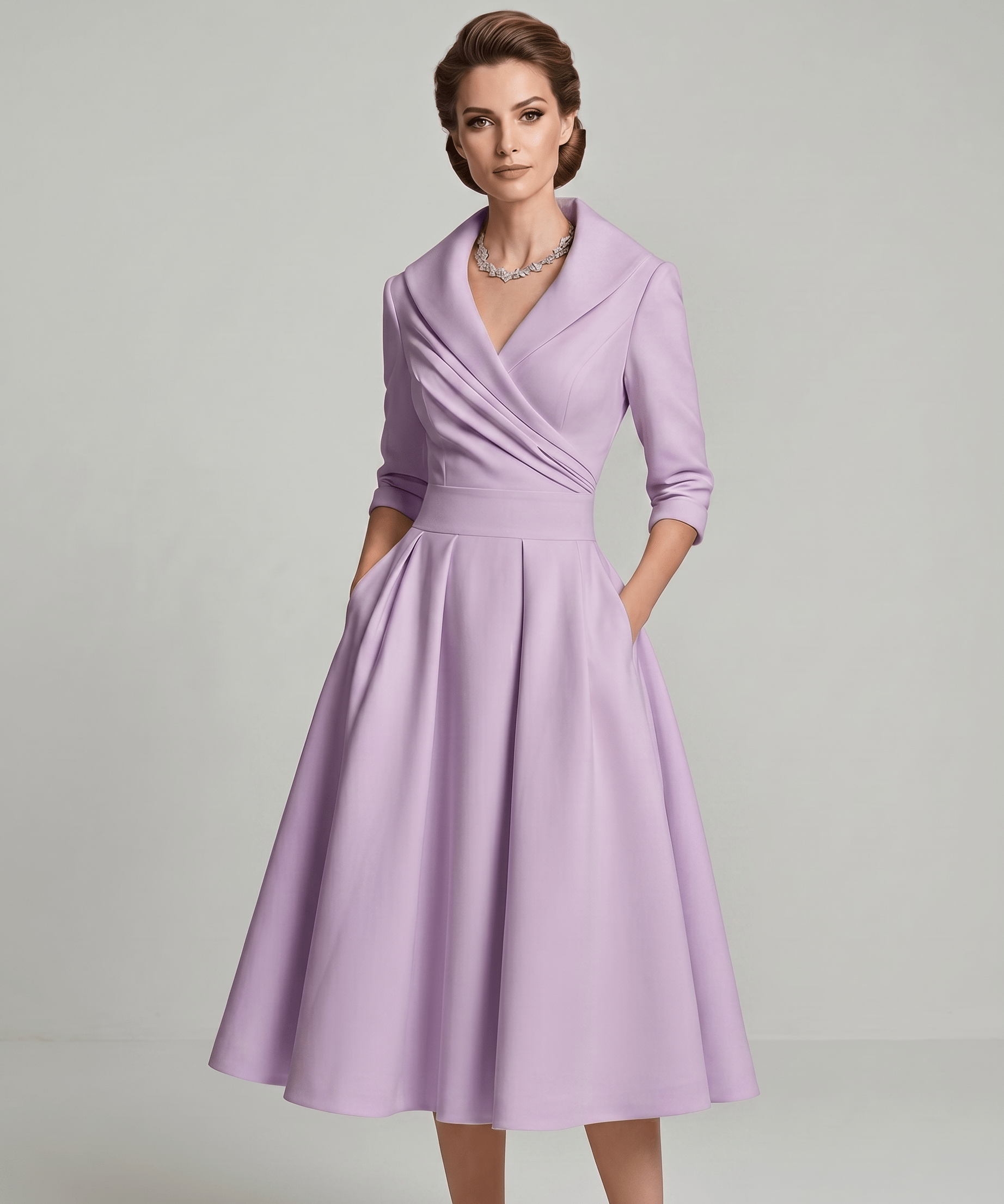 Vestido Midi Veloura