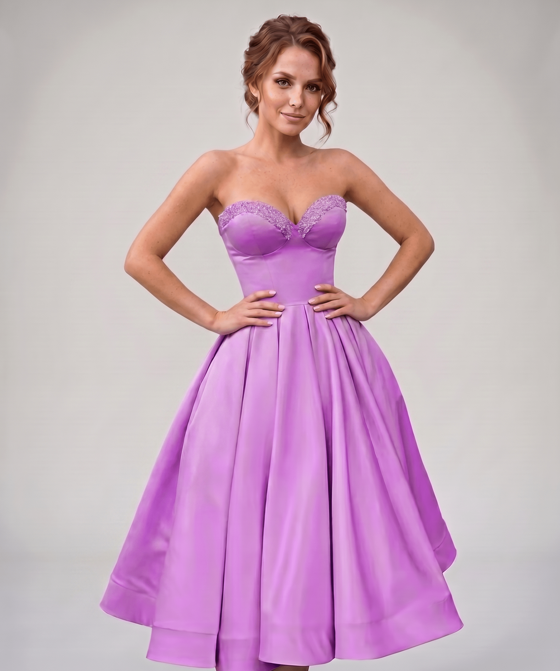 Vestido Midi Veloura