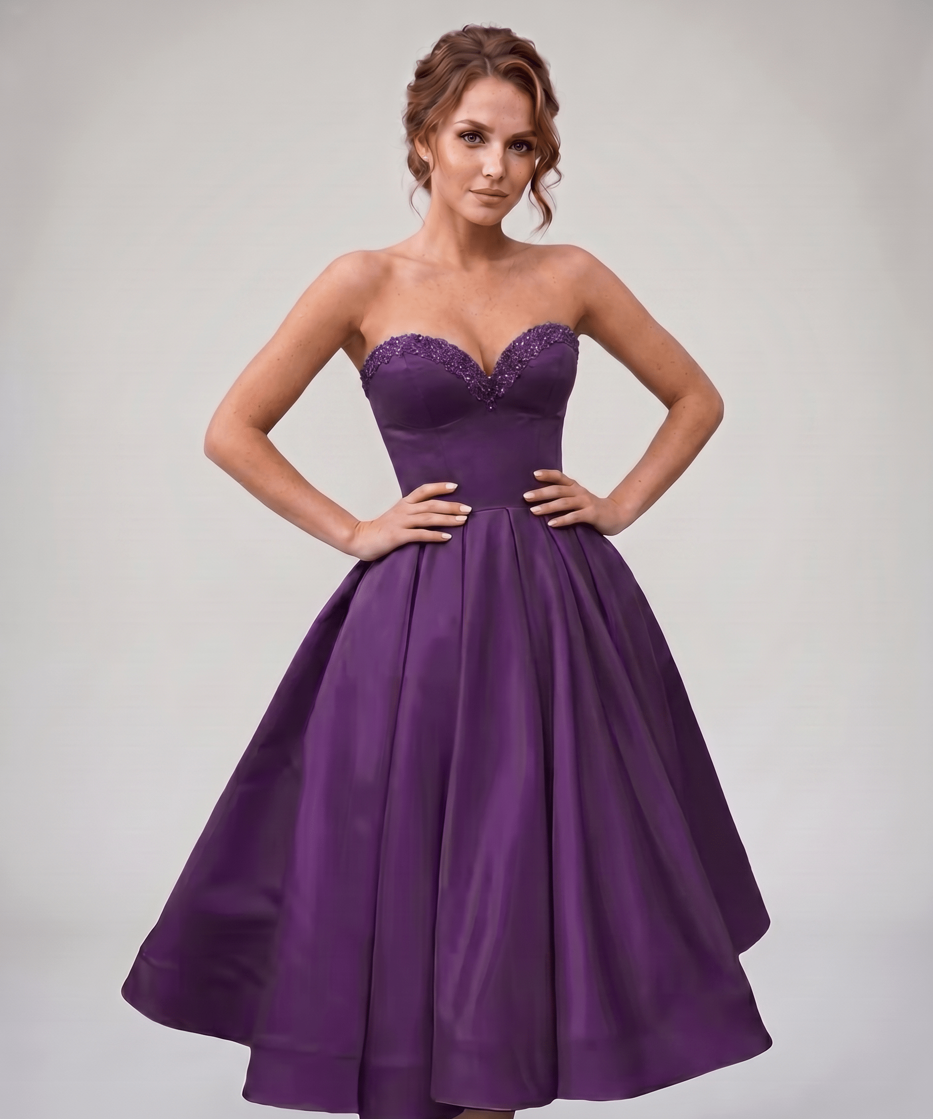 Vestido Midi Veloura