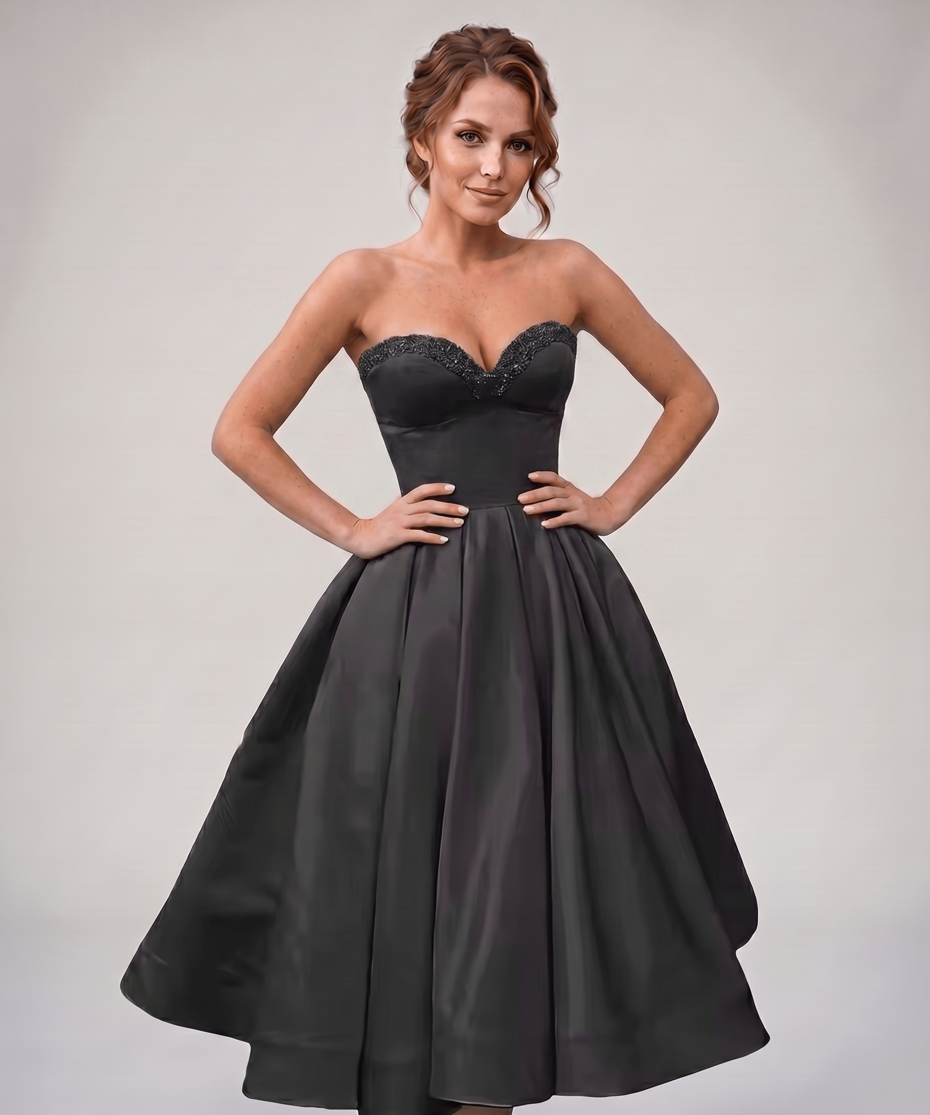 Vestido Midi Veloura