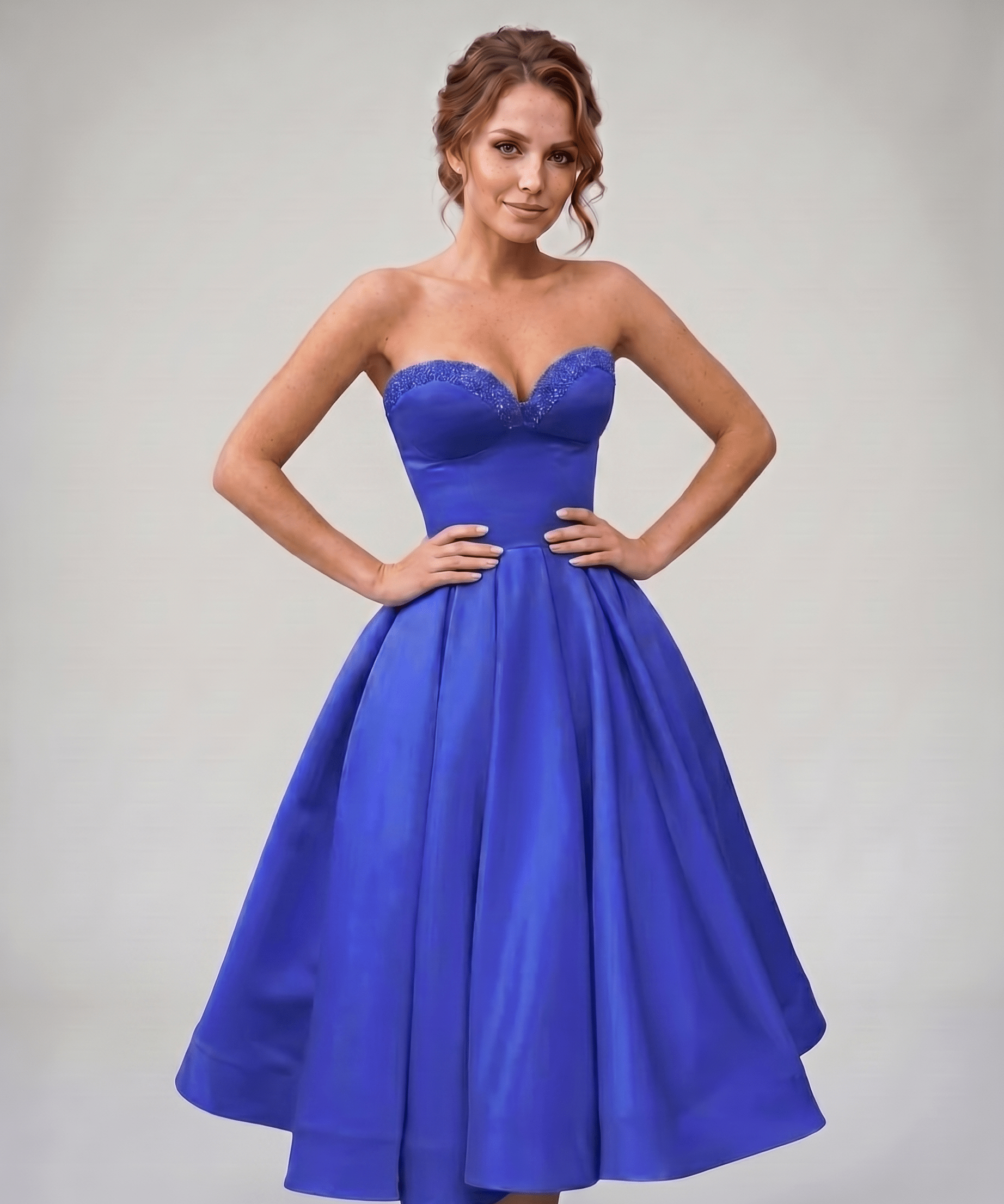 Vestido Midi Veloura