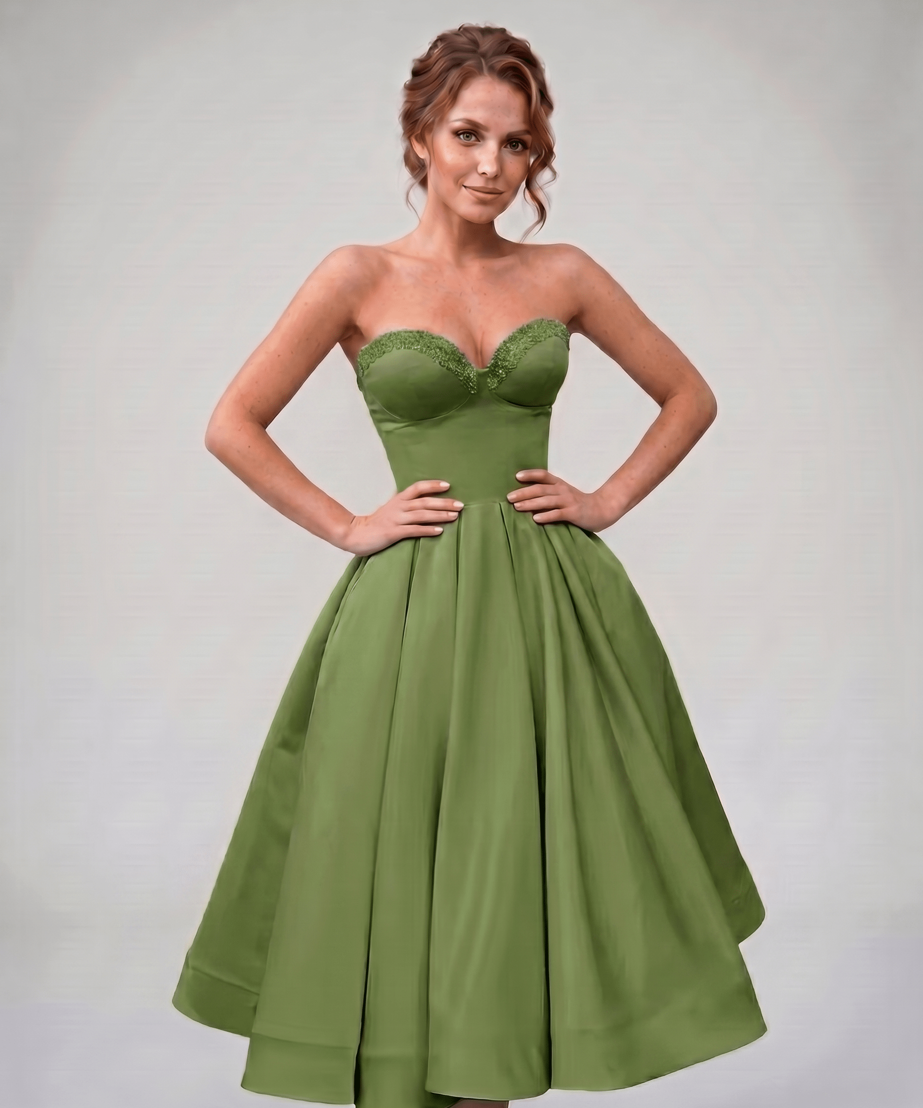 Vestido Midi Veloura