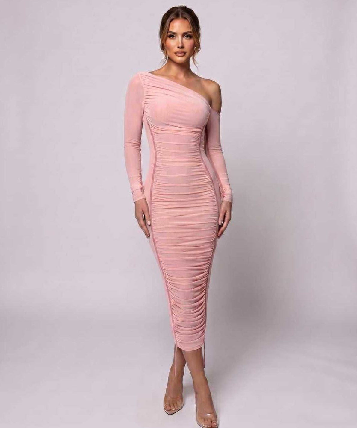 Vestido Midi Veloura