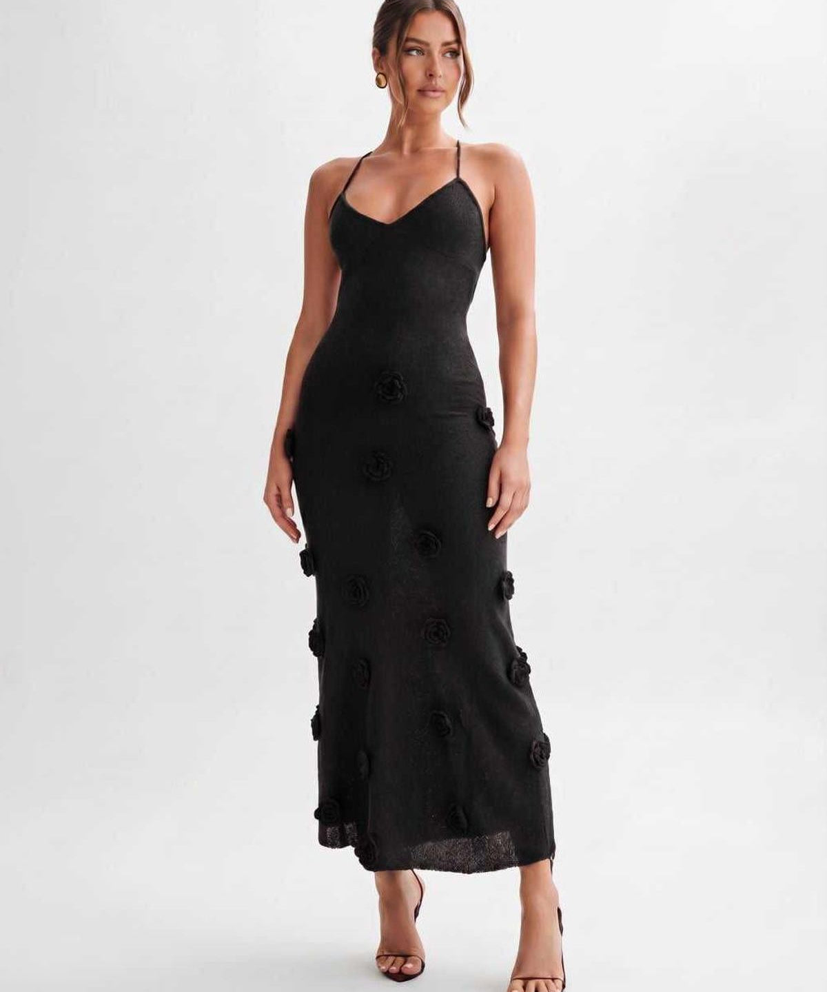Vestido Midi Rosette