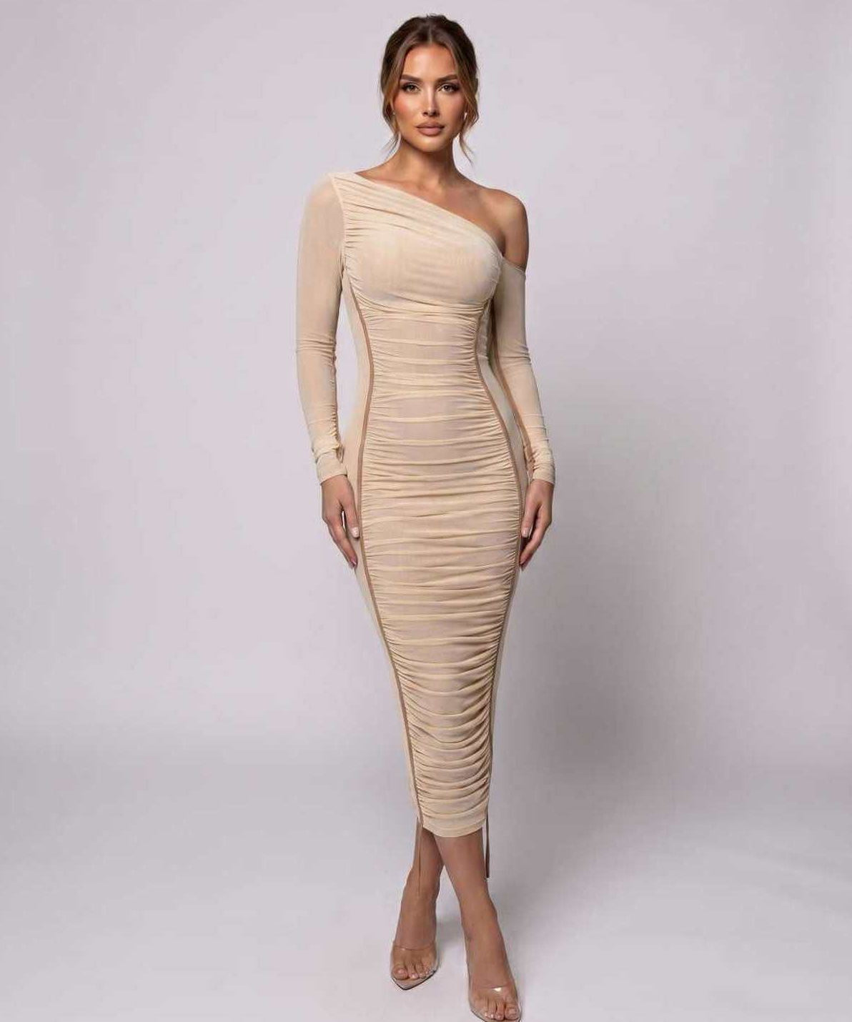 Vestido Midi Veloura