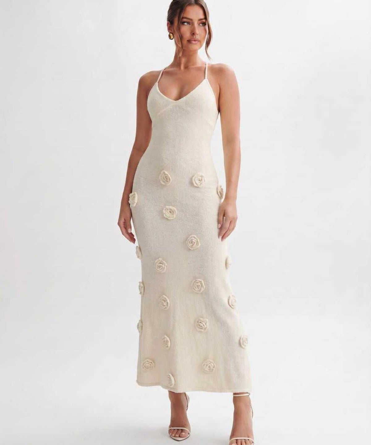 Vestido Midi Rosette